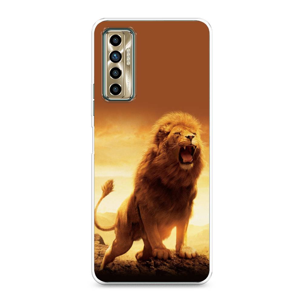

Чехол для Tecno Camon 17P "Львиный рык", Коричневый;желтый;оранжевый, 300150-1