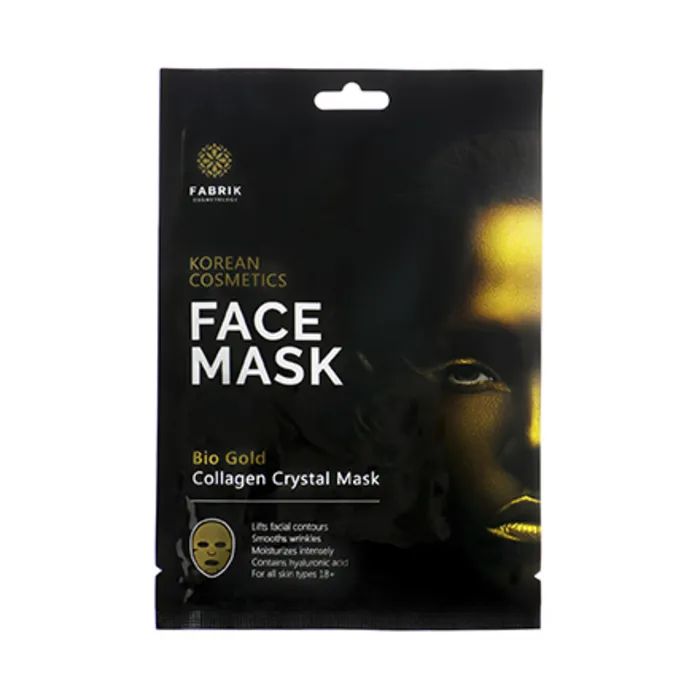 Маска для лица Fabrik cosmetology гидрогелевая с биозолотом 75 г lanbena маска от черных точек с экстрактом камелии 17