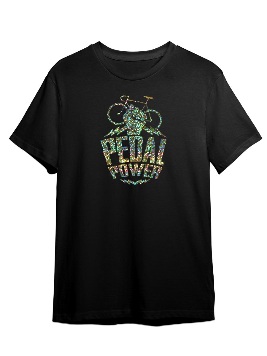 фото Футболка унисекс сувенирshop велосипед/pedal power/байк 14ra2 черная xl