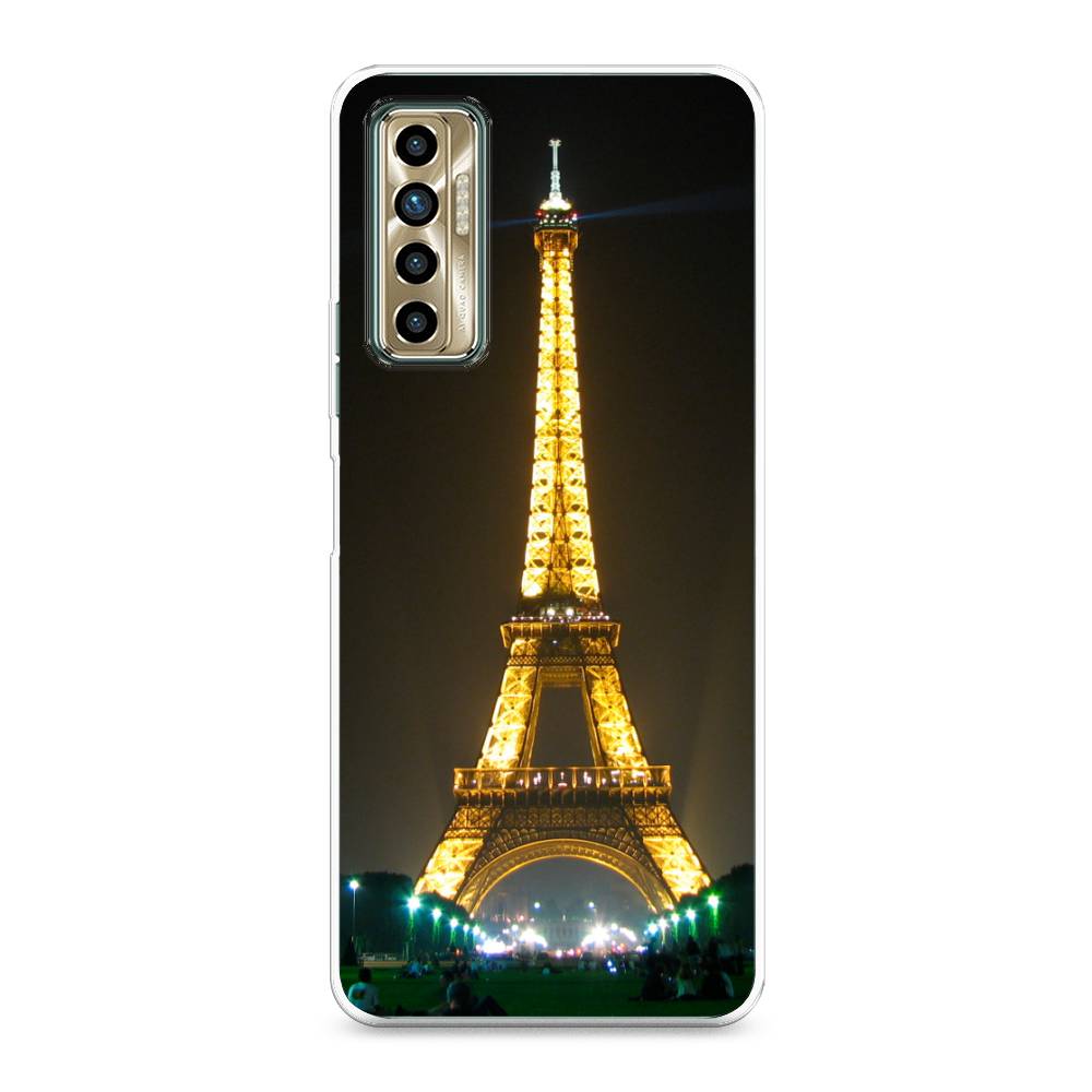 

Чехол на Tecno Camon 17P "Париж 2", Желтый;серый, 300150-2