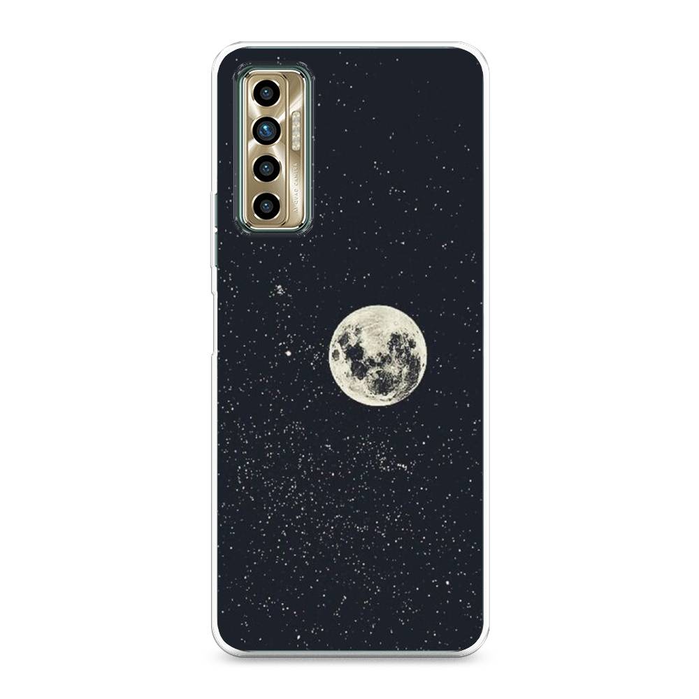 

Чехол для Tecno Camon 17P "Полнолуние", Красный, 300150-2