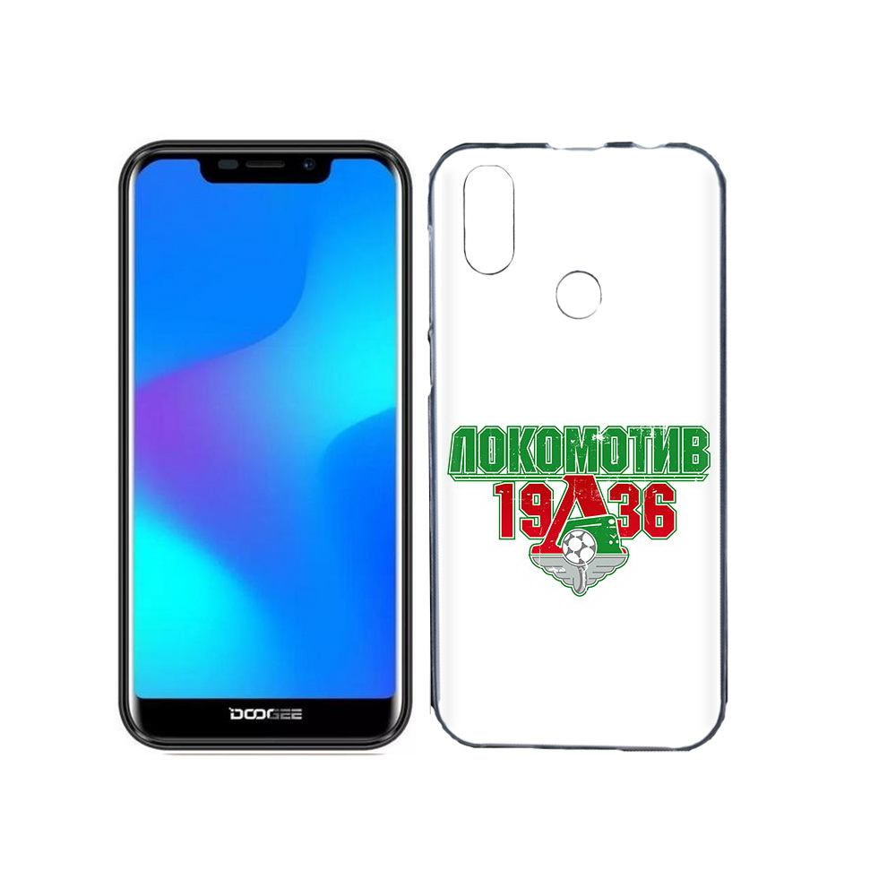 

Чехол MyPads Tocco для Doogee X70 ФК локомотив 1936, Прозрачный, Tocco