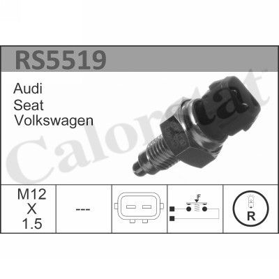 

RS5519 датчик заднего хода VW Golf/T2/T4 1.0-2.5/2.4D/TD 89>