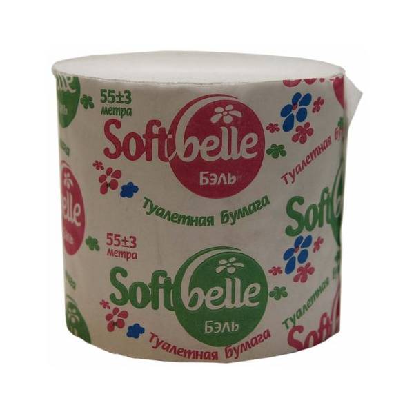 

Туалетная бумага Belle Soft 1 шт., Белый