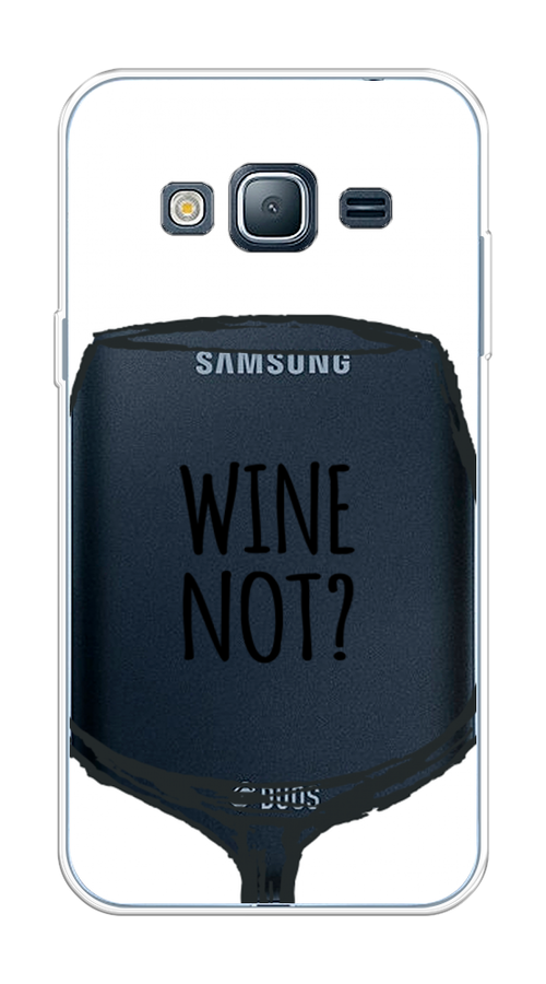 

Чехол на Samsung Galaxy J3 2016 "Wine not white", Белый, 22450-6
