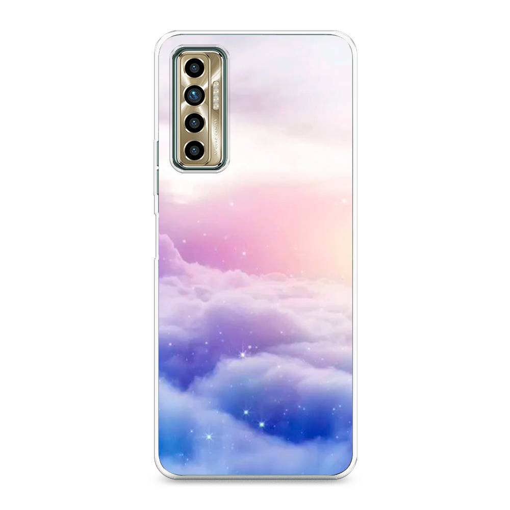 

Чехол для Tecno Camon 17P "Небеса", Голубой;белый;розовый, 300150-2