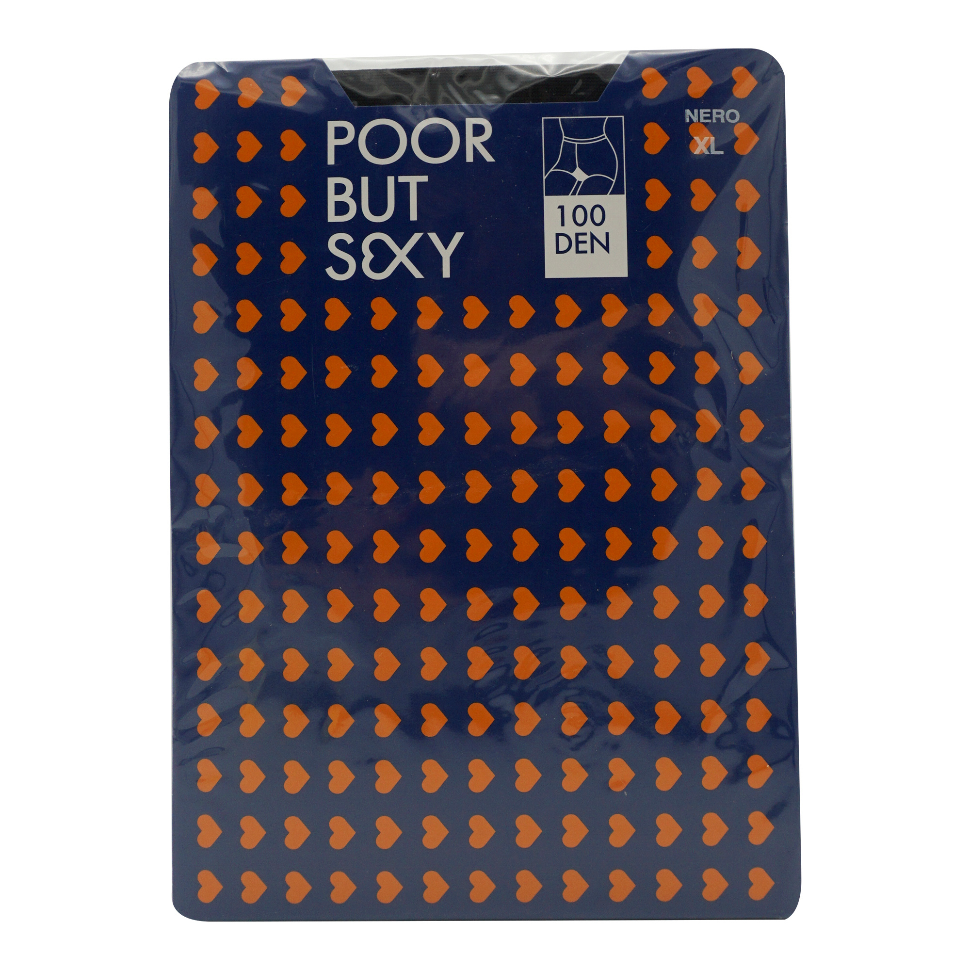 

Колготки женские Poor but Sexy черные XL