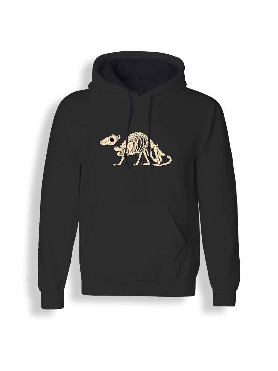 

Худи унисекс СувенирShop Скелет крысы/Мышь 1 черное S, Черный, "Скелет крысы/Мышь" 1