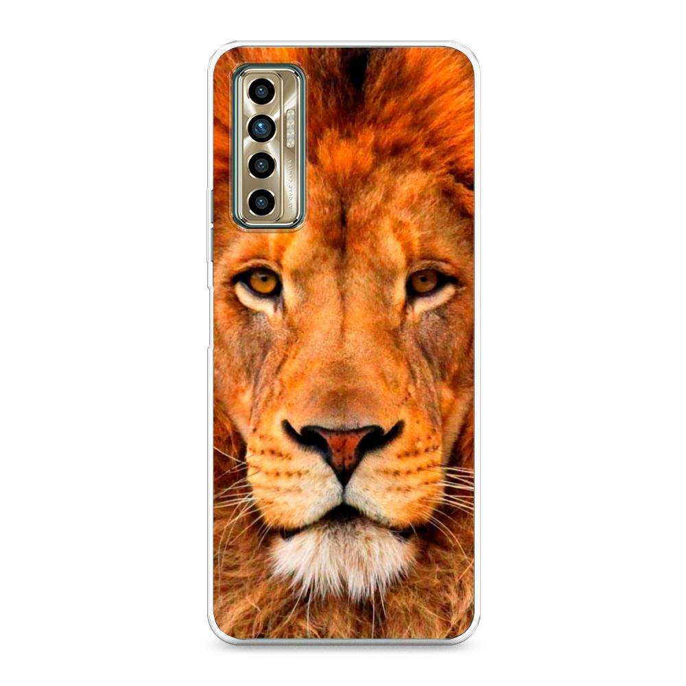 

Чехол для Tecno Camon 17P "Благородный лев", Оранжевый, 300150-1