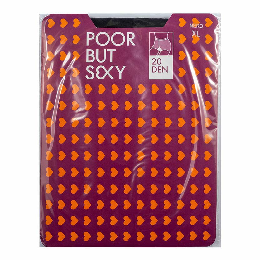

Колготки женские Poor but Sexy черные XL