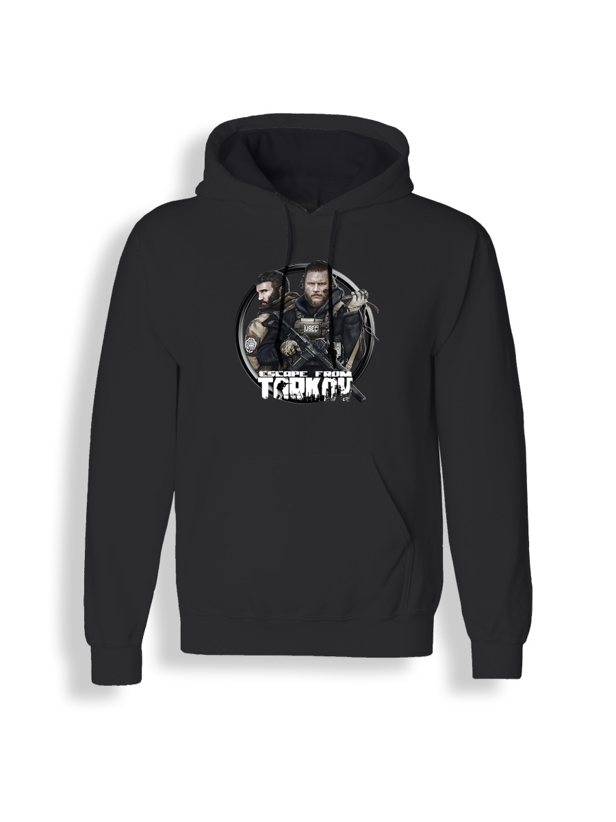

Худи унисекс СувенирShop Побег из Таркова/Escape from Tarkov 1 черное S, Черный, "Побег из Таркова/Escape from Tarkov" 1