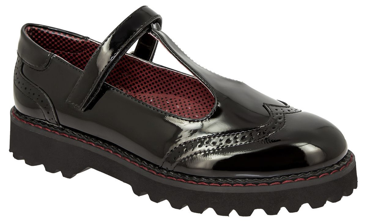 Туфли Kenka для девочек, размер 35, BSF_321-25_black, чёрные