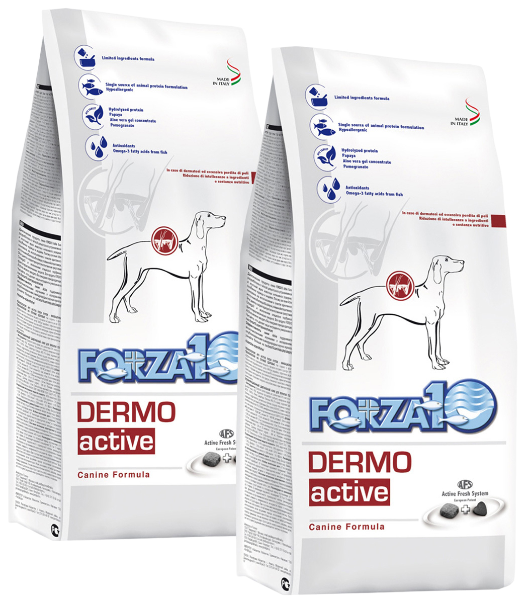 

FORZA10 FORZA10 DOG DERMO ACTIVE для взрослых собак всех пород при заболеваниях кожи (4 +