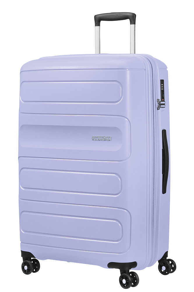 фото Чемодан унисекс american tourister 51g-002 фиолетовый l