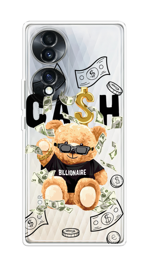 

Чехол на Honor 70 "Big cash", Черный;серый;бежевый, 6108250-6
