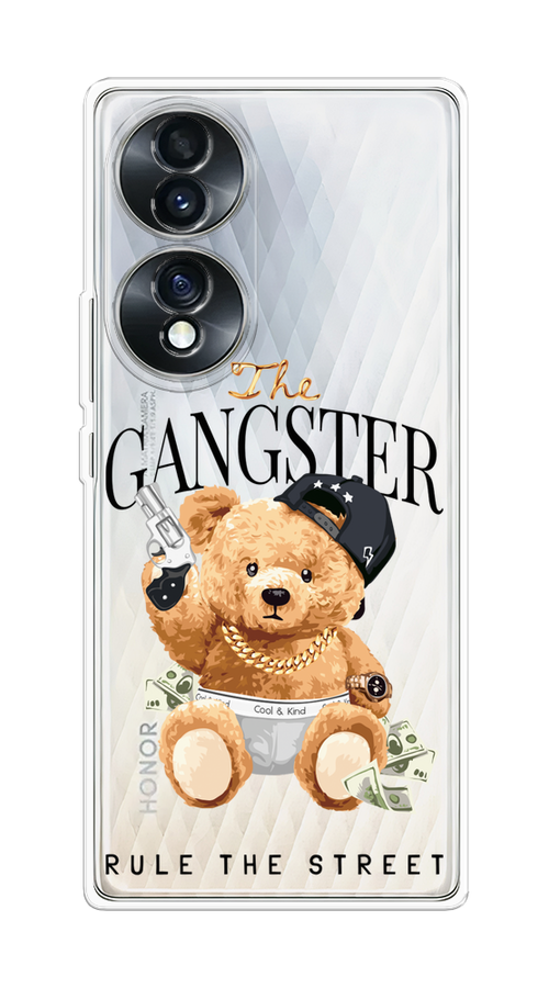 

Чехол на Honor 70 "The Gangster", Бежевый;серый;черный, 6108250-6