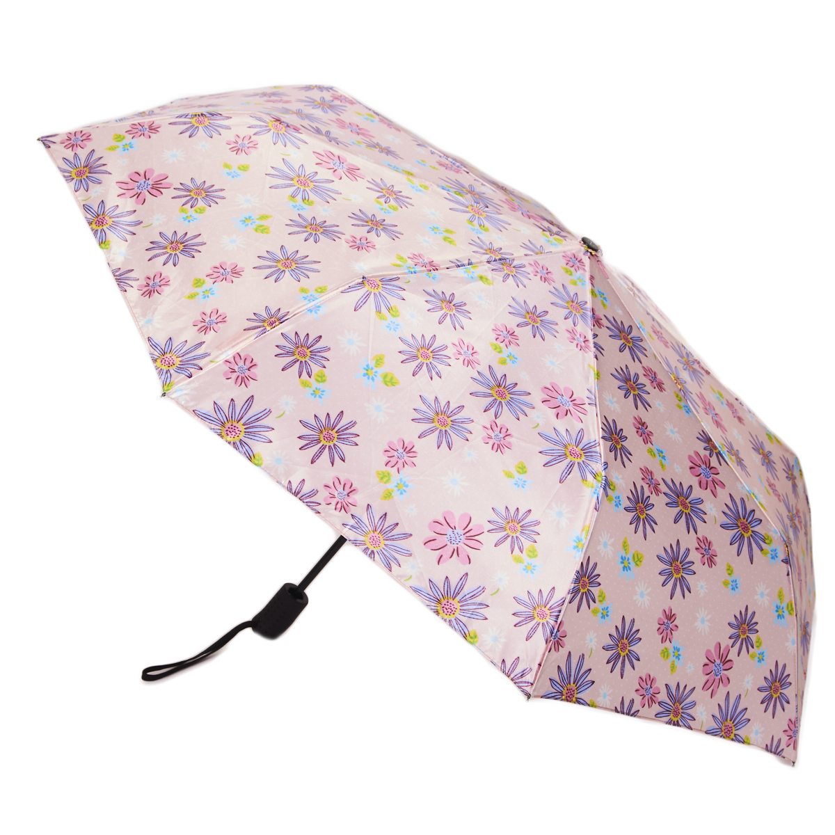 Зонт женский Zemsa 11311 розовый/сиреневый