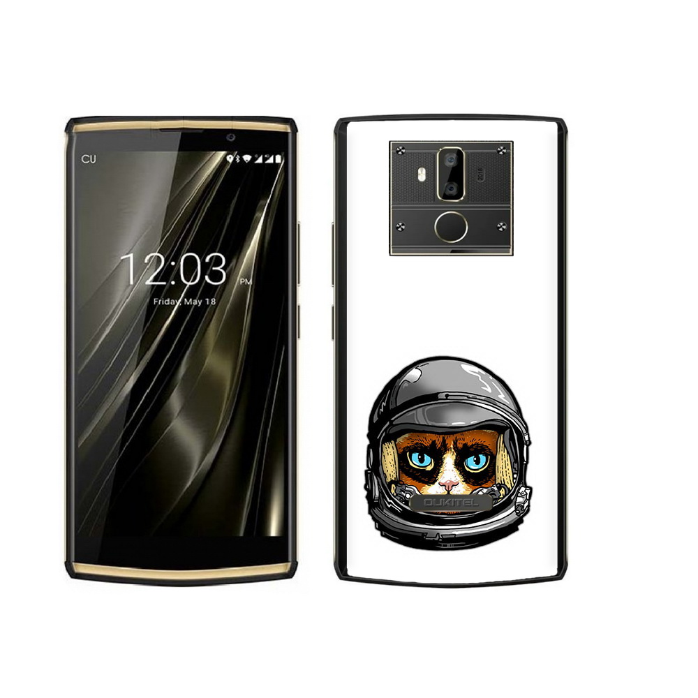 

Чехол MyPads Tocco для Oukitel K7 кот космонавт, Прозрачный, Tocco