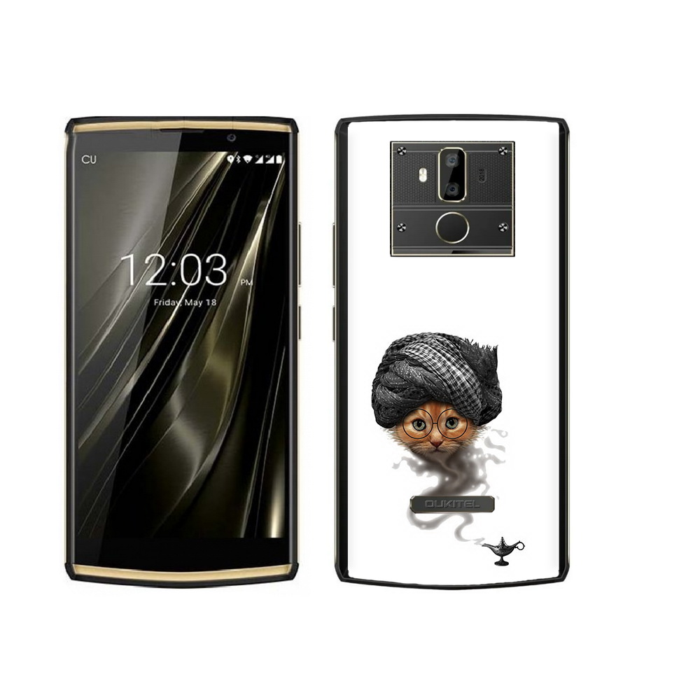 

Чехол MyPads Tocco для Oukitel K7 кот джин, Прозрачный, Tocco