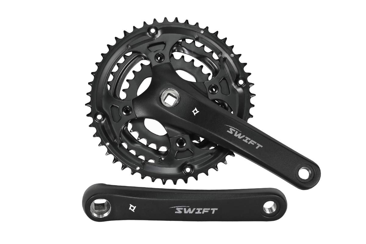 

Система шатунов для велосипеда PROWHEEL SWIFT-201 черная, Черный