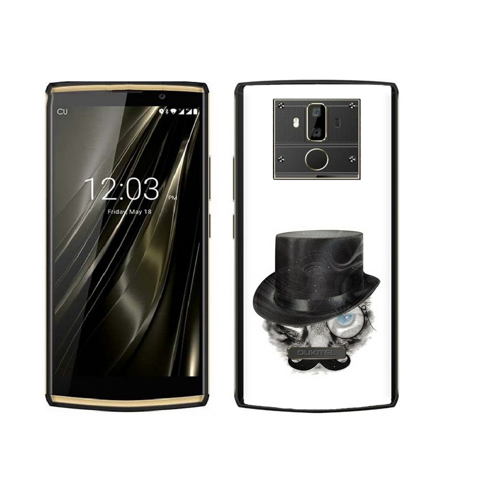 

Чехол MyPads Tocco для Oukitel K7 интелегентный кот, Прозрачный, Tocco