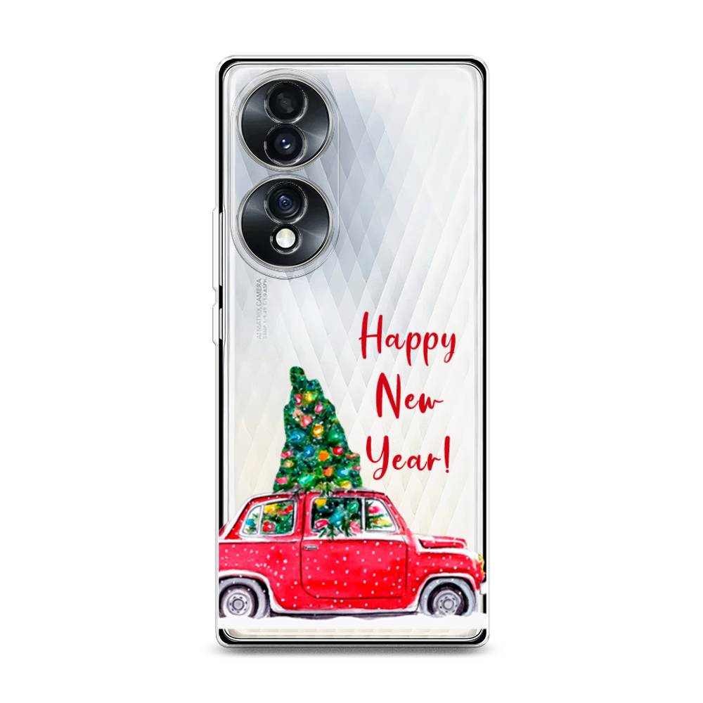 

Чехол для Honor 70 "Happy New Year", Красный;зеленый, 6108250-5