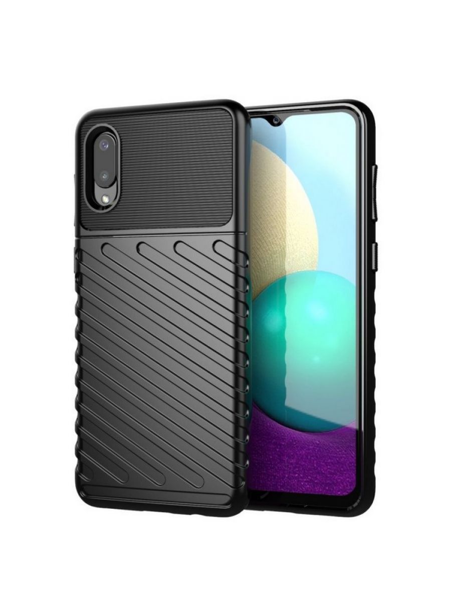 

Чехол Thunder для смартфона Samsung Galaxy A02 Черный
