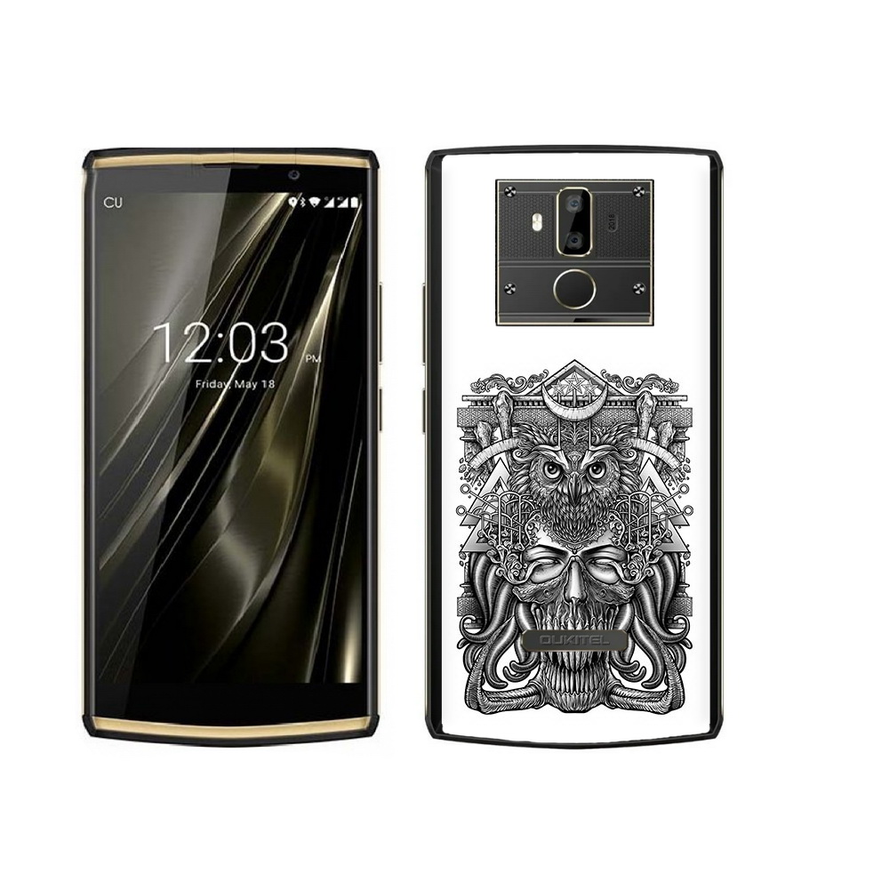 

Чехол MyPads Tocco для Oukitel K7 зубастая сова, Прозрачный, Tocco