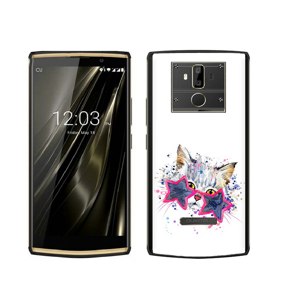 

Чехол MyPads Tocco для Oukitel K7 звездные очки, Прозрачный, Tocco