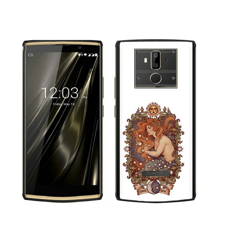 

Чехол MyPads Tocco для Oukitel K7 звездная девушка абстракция, Прозрачный, Tocco