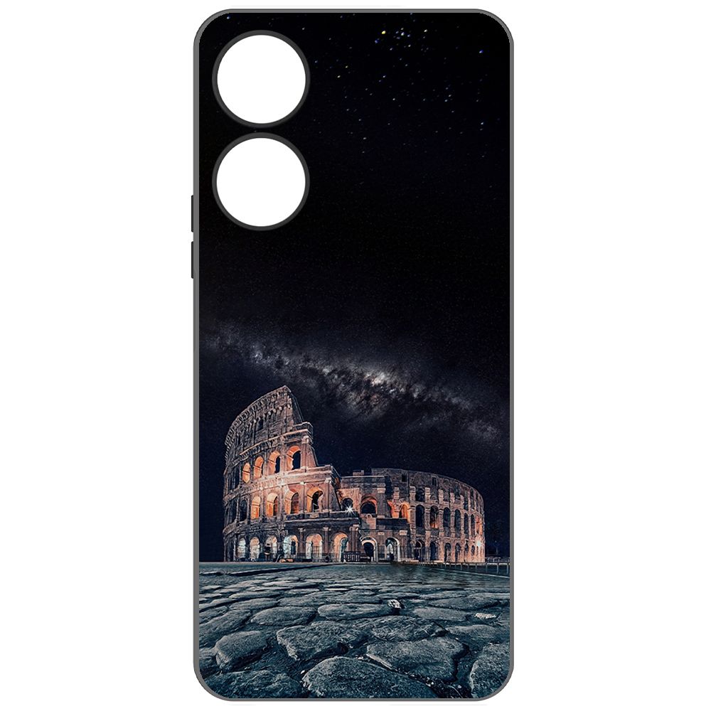 

Чехол-накладка Krutoff Soft Case Италия, Колизей для Honor X5 Plus черный
