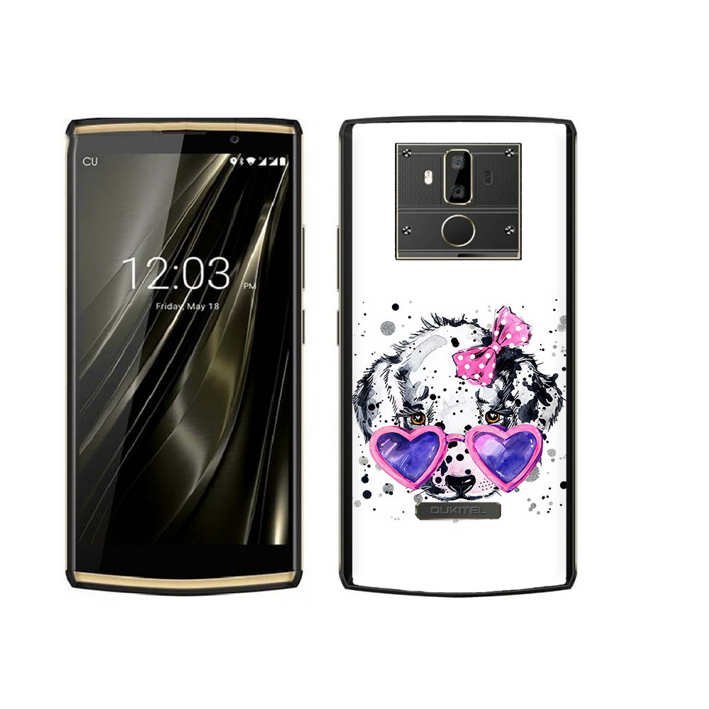

Чехол MyPads Tocco для Oukitel K7 долматинец в очках, Прозрачный, Tocco