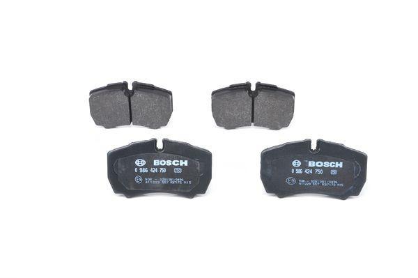 

Комплект тормозных колодок BOSCH 0986424750