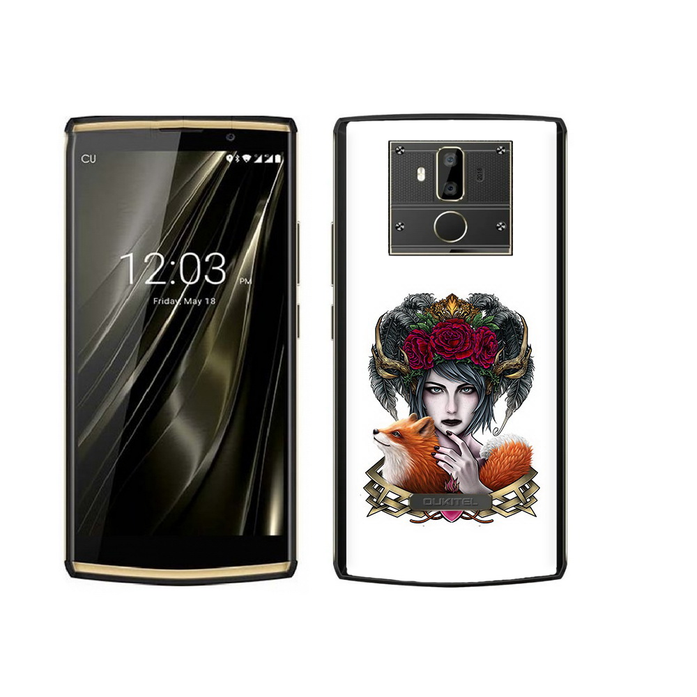 

Чехол MyPads Tocco для Oukitel K7 девушка с лисой, Прозрачный, Tocco