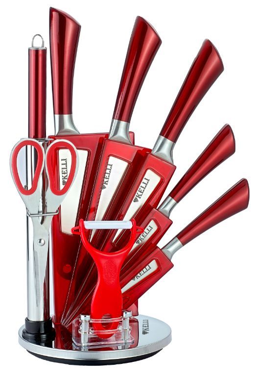 Набор ножей KELLI KL-2084 набор ножей 8пр сталь детский набор овощей с ножом и чисткой