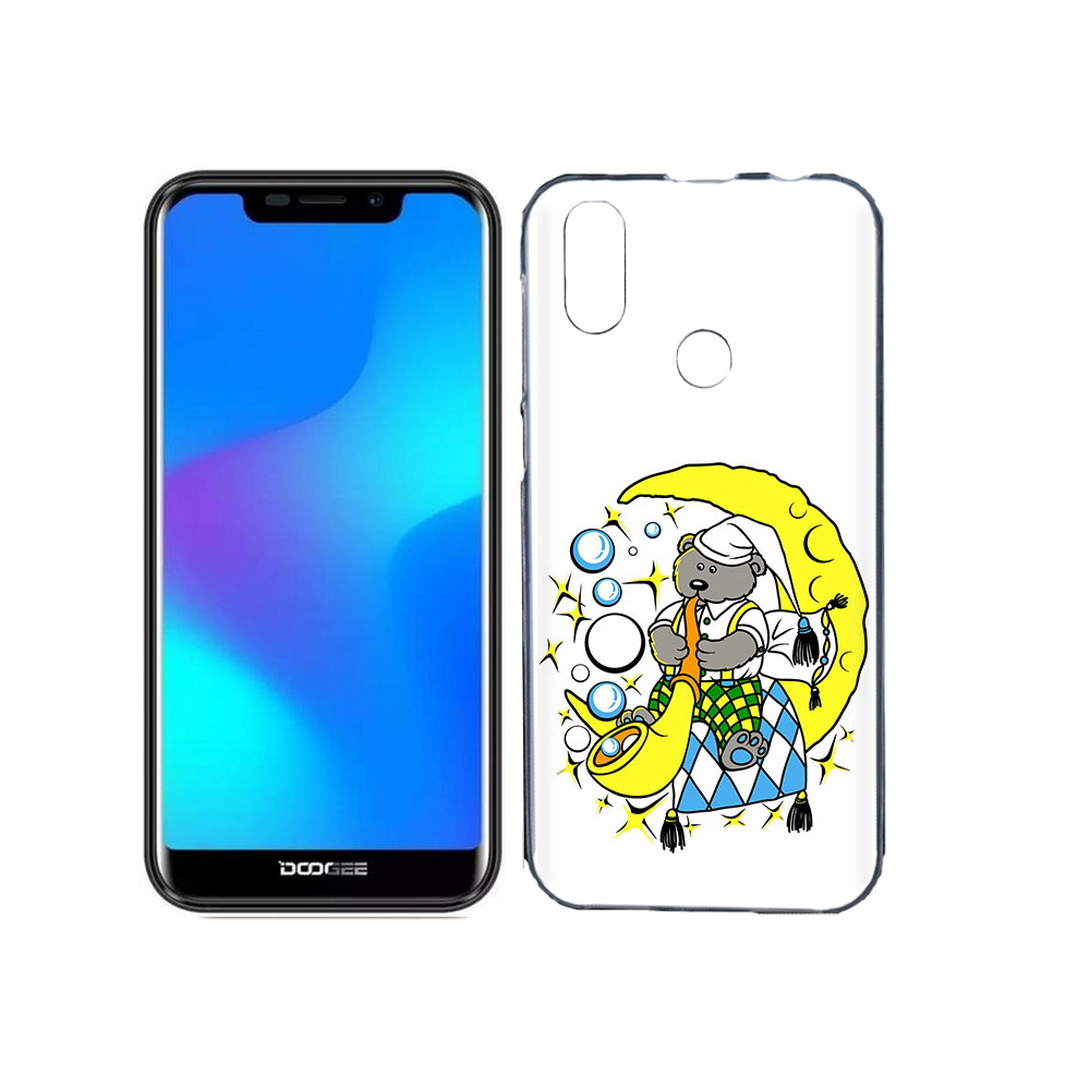 

Чехол MyPads Tocco для Doogee X70 Сырная луна, Прозрачный, Tocco