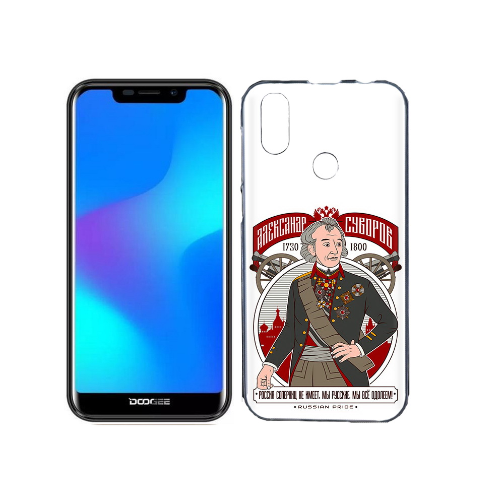 

Чехол MyPads Tocco для Doogee X70 Суворов, Прозрачный, Tocco