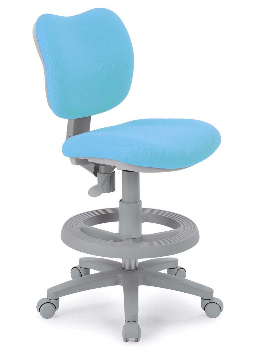 фото Детское кресло компьютерное tct nanotec kids chair ec4048b blue на газ-лифте