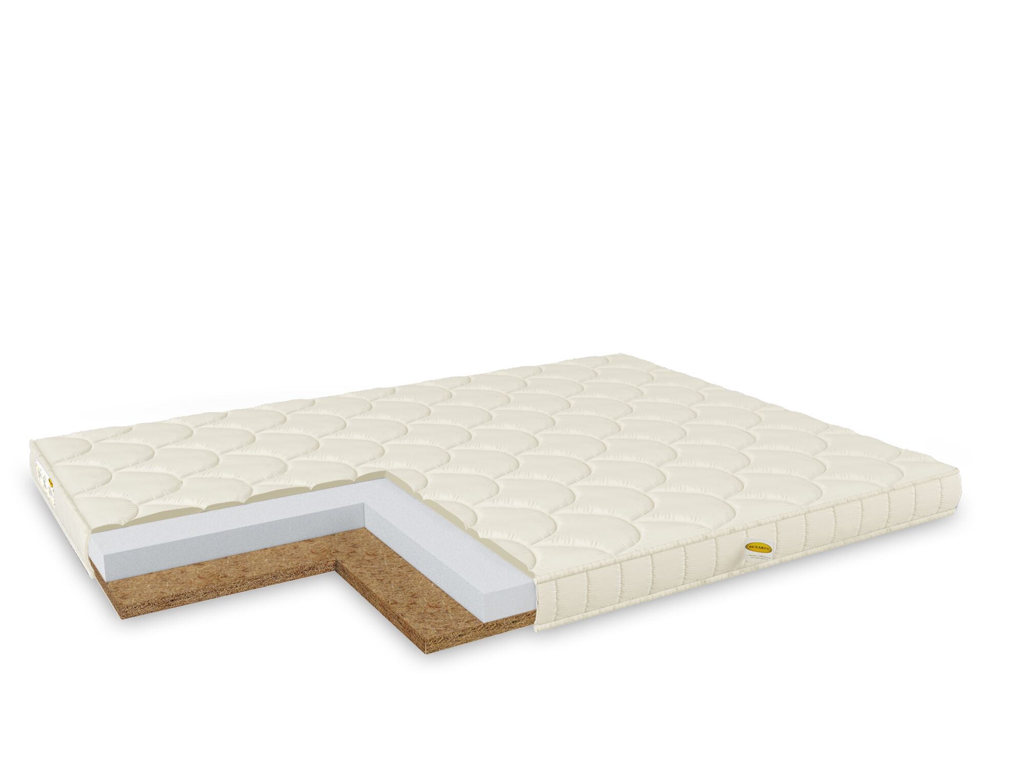 

Матрас Benartti Mix Orto 75x185, Бежевый, Mix Orto