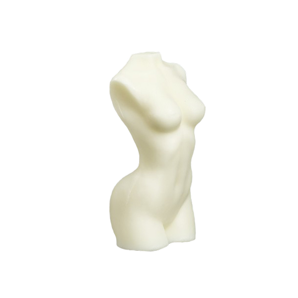 Фигурное мыло Женское тело №1 белое, 80 гр 6919724 фигурное мыло нимфа белая 145гр