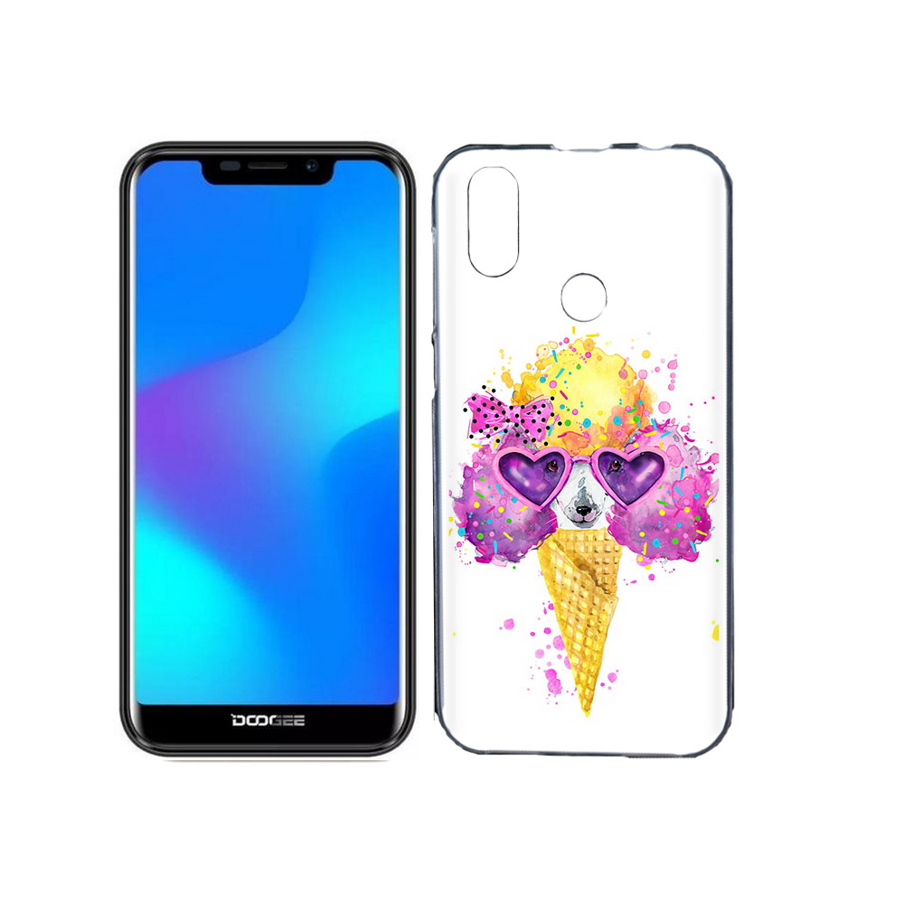

Чехол MyPads Tocco для Doogee X70 Рожок, Прозрачный, Tocco