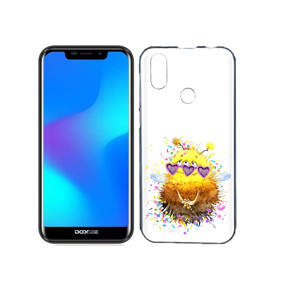 

Чехол MyPads Tocco для Doogee X70 Пушитый шмель, Прозрачный, Tocco