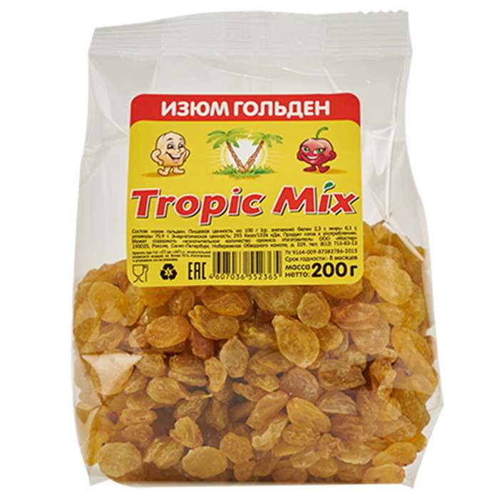 Изюм Tropic Mix Гольден 200 г