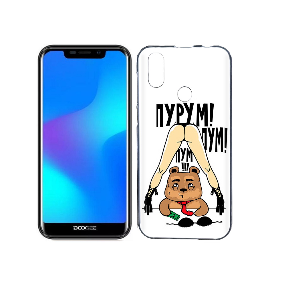 

Чехол MyPads Tocco для Doogee X70 Пурум пум пум, Прозрачный, Tocco