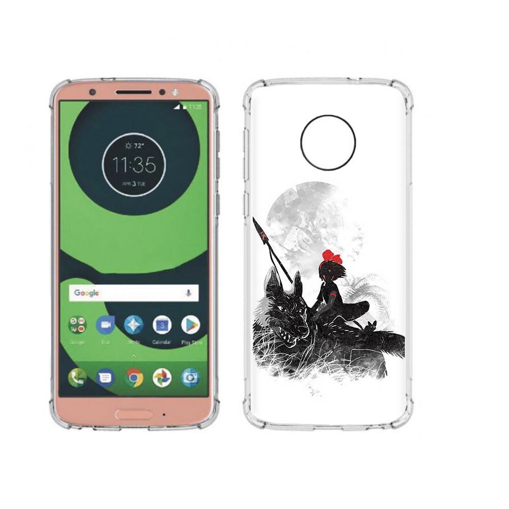 

Чехол MyPads Tocco для Motorola Moto G6 мононоке (PT99805.376.481), Прозрачный, Tocco