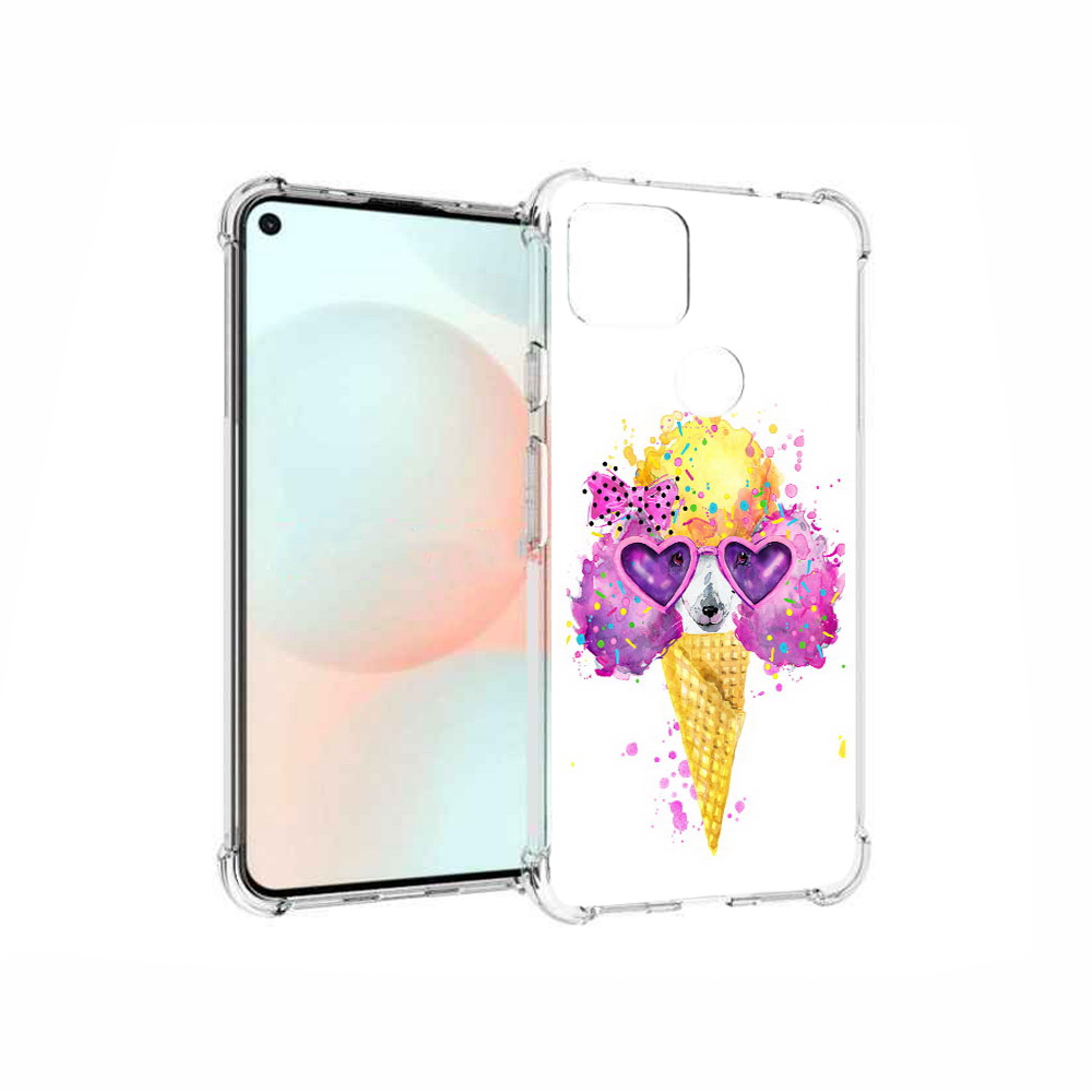 

Чехол MyPads Tocco для Google Pixel 5A Рожок, Прозрачный, Tocco