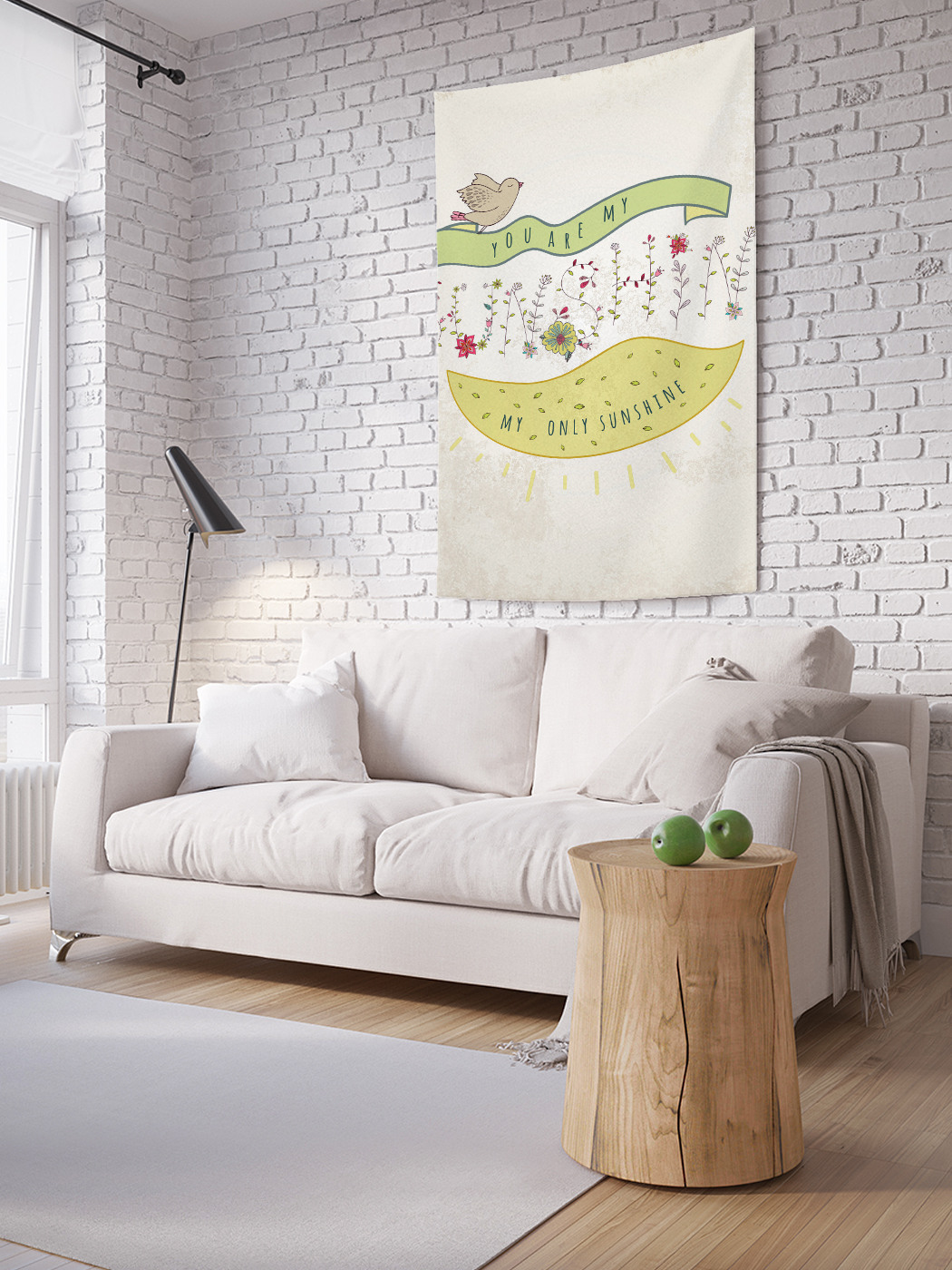 

Вертикальное фотопанно на стену JoyArty Единственный солнечный свет 150x200 см, Единственный солнечный свет