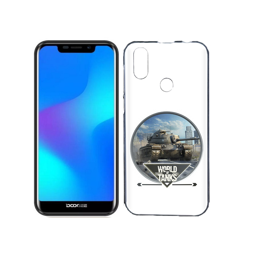 

Чехол MyPads Tocco для Doogee X70 Мир танков, Прозрачный, Tocco