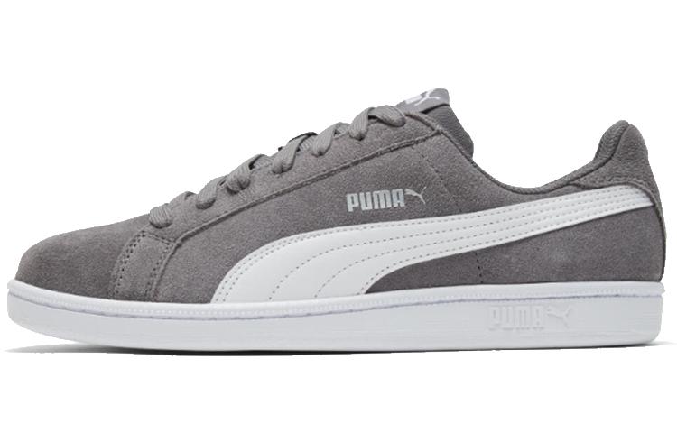 

Кеды унисекс Puma Smash Suede серые 38.5 EU, Серый, Smash Suede