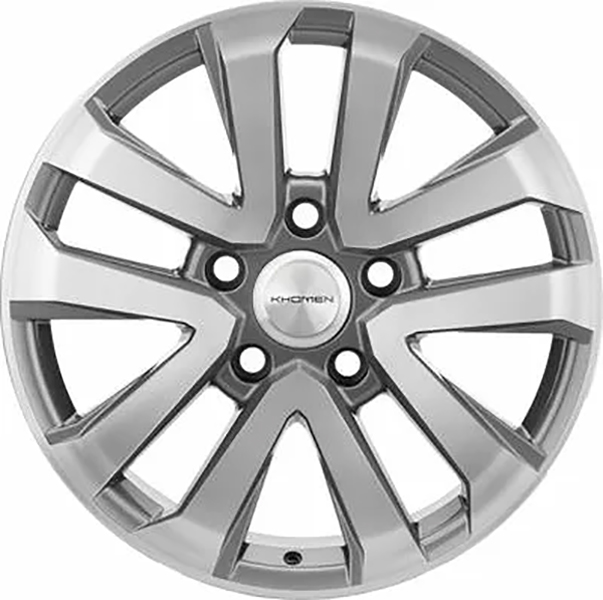 фото Колесный диск khomen wheels khw2003 lc200/lc100 gray-fp 8.5x20/5x150 et58 d110.1 whs498237